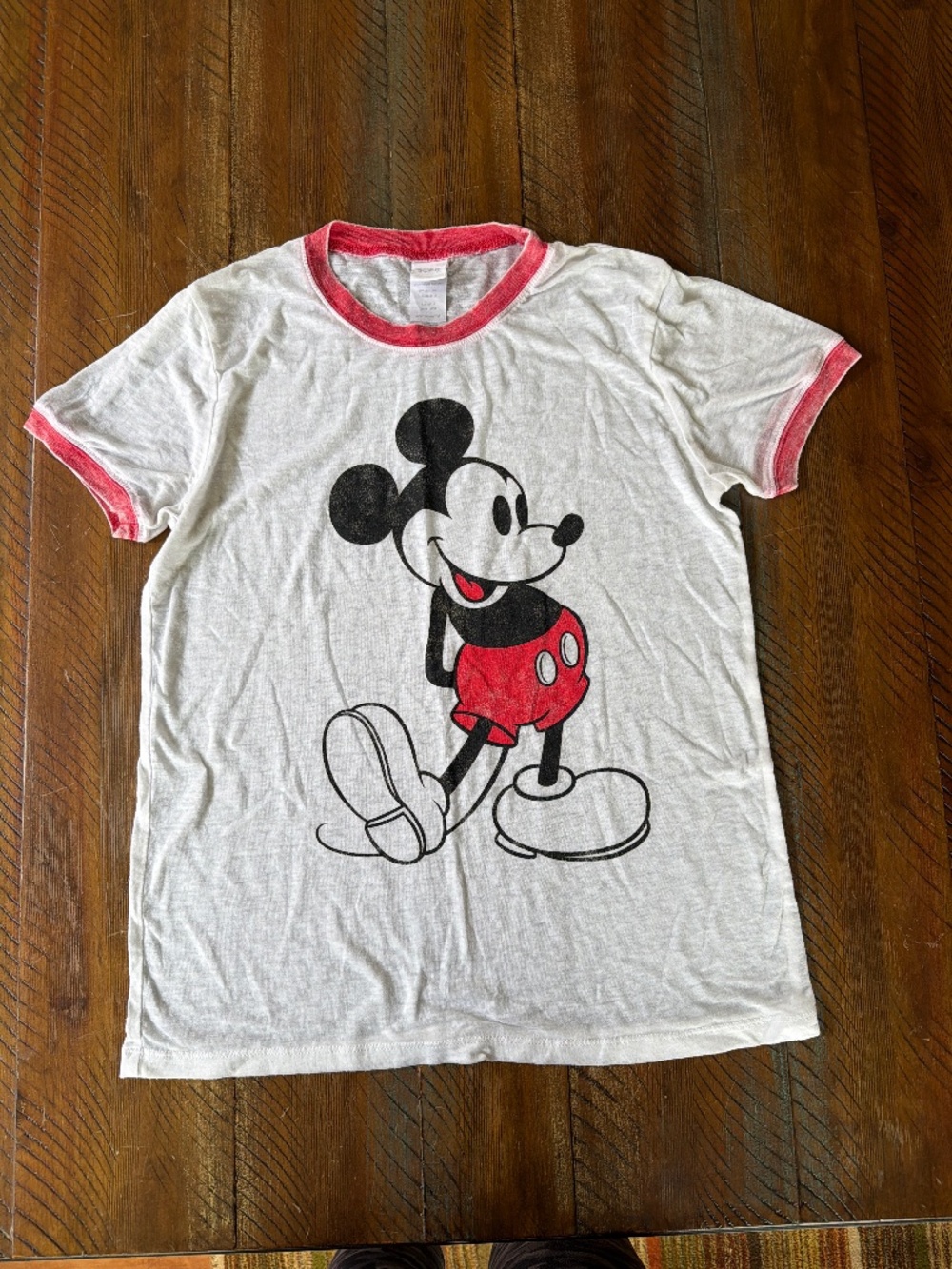 Women’s Disney Mickey Mouse T Shirt Top Large